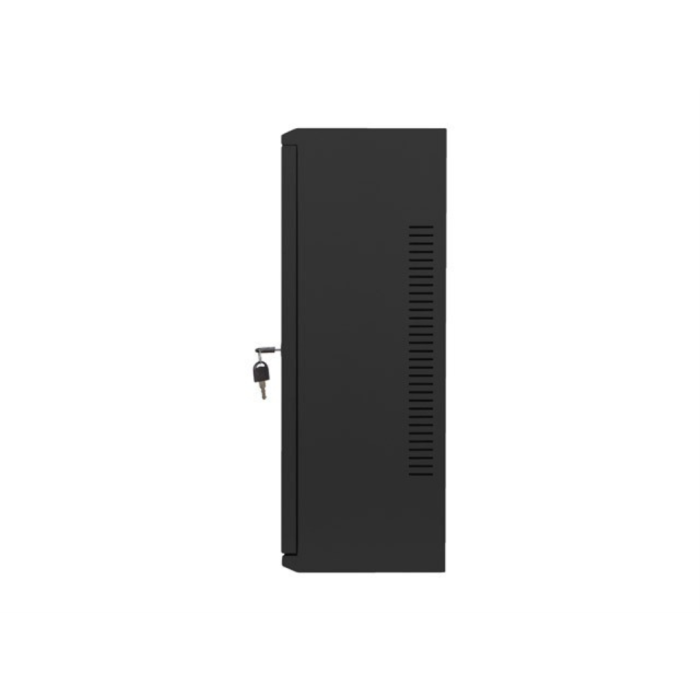 Lanberg WAF1-5203-06-00B Armario Rack 6U Bastidor de Pared con Capacidad de 60 kg, Protección IP20 y Bloqueo, Color Negro 1