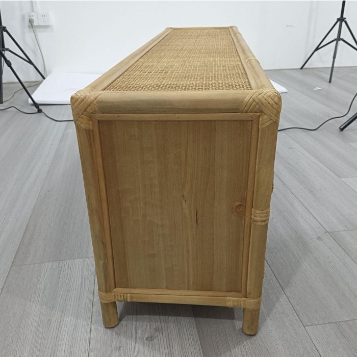 Mueble Tv Tropical DKD Home Decor Marron Claro 30 x 45 x 120 cm 3 Mueble Tv Tropical DKD Home Decor Marron Claro 30 x 45 x 120 cm 3