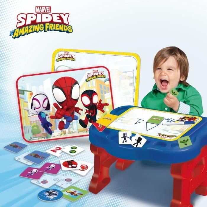 Escritorio de actividades con 10 juegos - Spidey Super desk - Edu games - LISCIANI 1 Escritorio de actividades con 10 juegos - Spidey Super desk - Edu games - LISCIANI 1