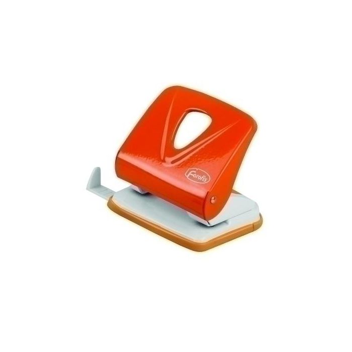 Taladro 2 Punzones Forofis Full Metal (30H) Naranja