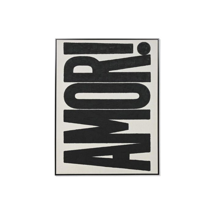 Lienzo Home ESPRIT Amor! Poliestireno Lienzo 103 x 4,5 x 143 cm 1 Lienzo Home ESPRIT Amor! Poliestireno Lienzo 103 x 4,5 x 143 cm 1