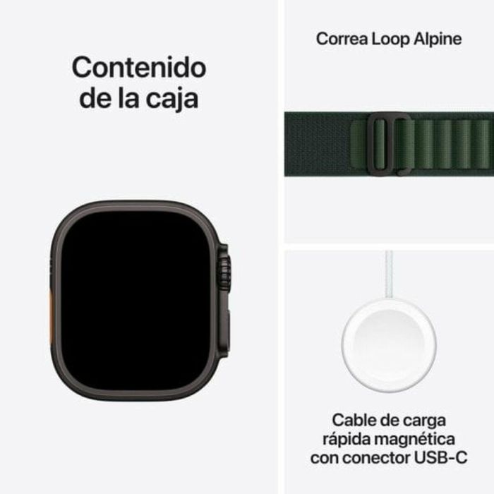 Smartwatch Apple MX4Q3TY/A Negro 49 mm 1