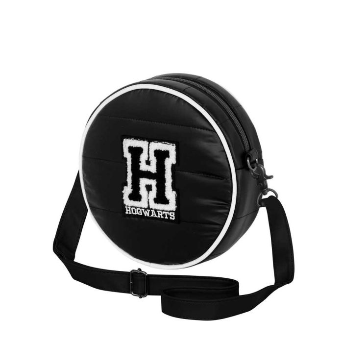 Bolso Redondo Padding H Harry Potter Negro