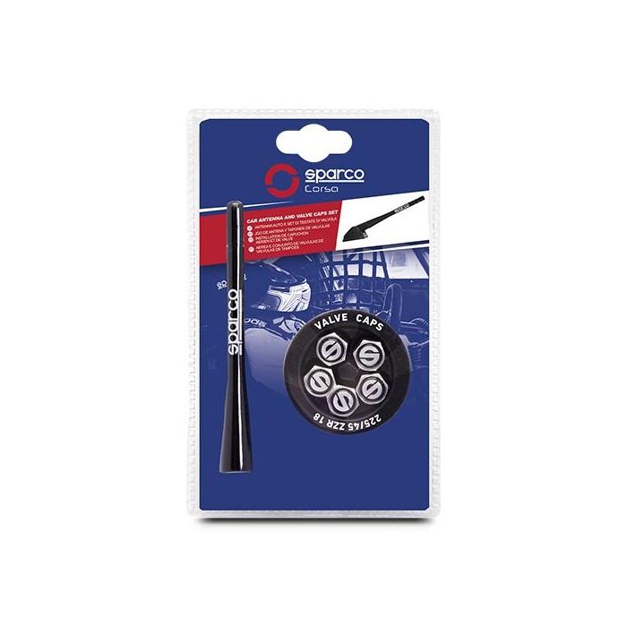 Antena Sparco Y 5 Valvulas De Aluminio Cs6 SPC1417 1 Antena Sparco Y 5 Valvulas De Aluminio Cs6 SPC1417 1