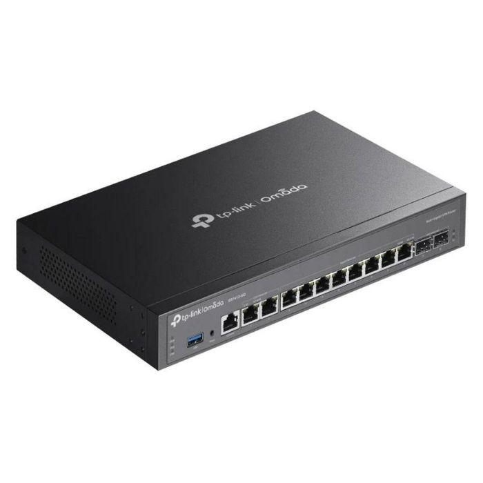 TP-Link ER7412-M2 Router Omada 2.5 Gigabit & Gigabit Ethernet, 7 Puertos LAN, 2 SFP, VPN 80 Túneles, Rack Mount, Negro 2 TP-Link ER7412-M2 Router Omada 2.5 Gigabit & Gigabit Ethernet, 7 Puertos LAN, 2 SFP, VPN 80 Túneles, Rack Mount, Negro 2