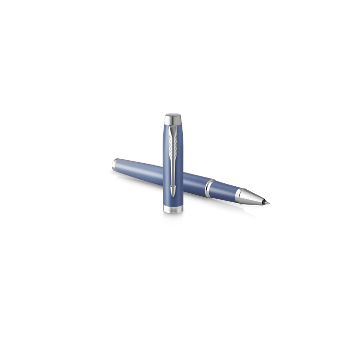 Boligrafo Roller Acabado Azul Punta Fina + Estuche Regalo Parker 2203905 1