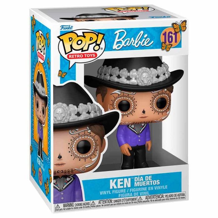 FUNKO Figura POP de Vinilo Barbie Ken Día de Muertos 9cm