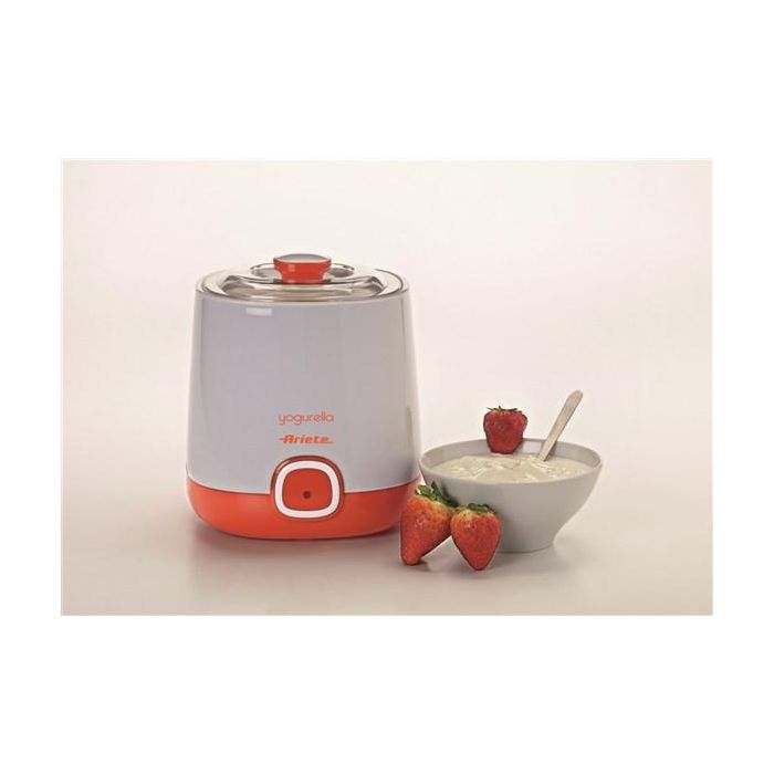 Ariete 621/1 Yogurtera para Yogur Clásico y Griego, 1 Litro, Diseño Moderno, Luz, Tapa Doble, Cesta Filtrante, Lavavajillas 2 Ariete 621/1 Yogurtera para Yogur Clásico y Griego, 1 Litro, Diseño Moderno, Luz, Tapa Doble, Cesta Filtrante, Lavavajillas 2