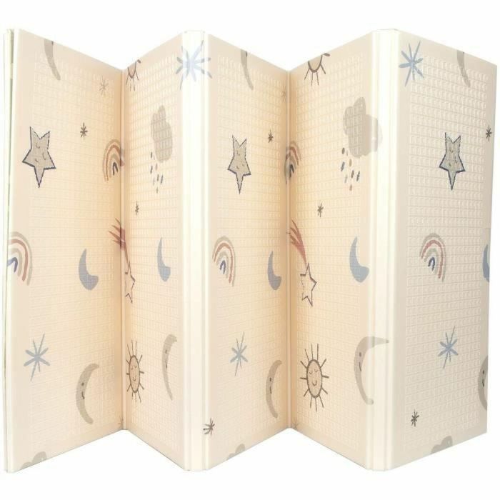 Nuby NUB0048526251261 Alfombra de juego reversible Arcoíris 200 x 150 x 1 cm para bebés y niños 4