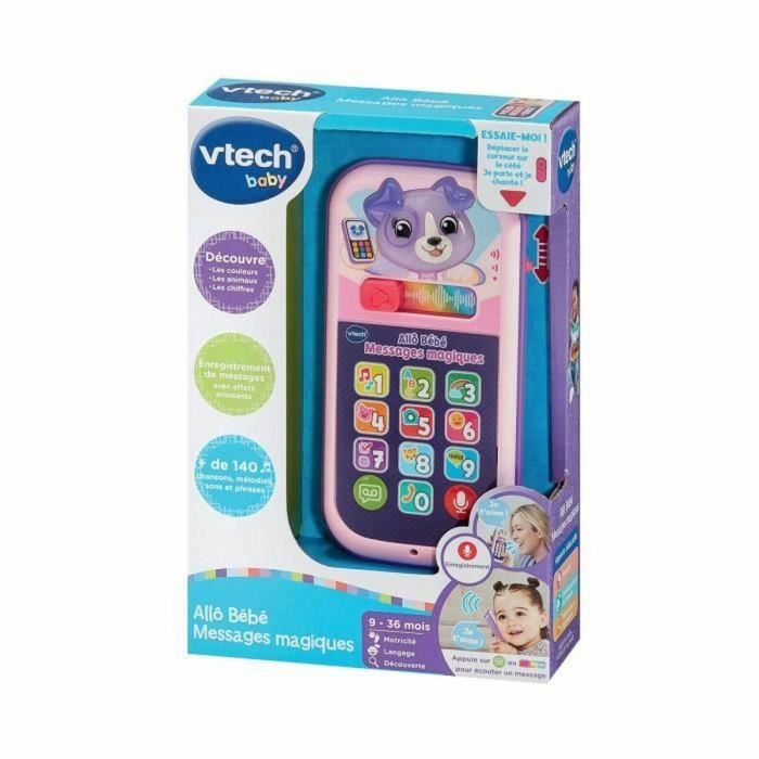 Vtech Baby VTE3417766209559 Hola Bebé Mensajes Mágicos Rosa 9