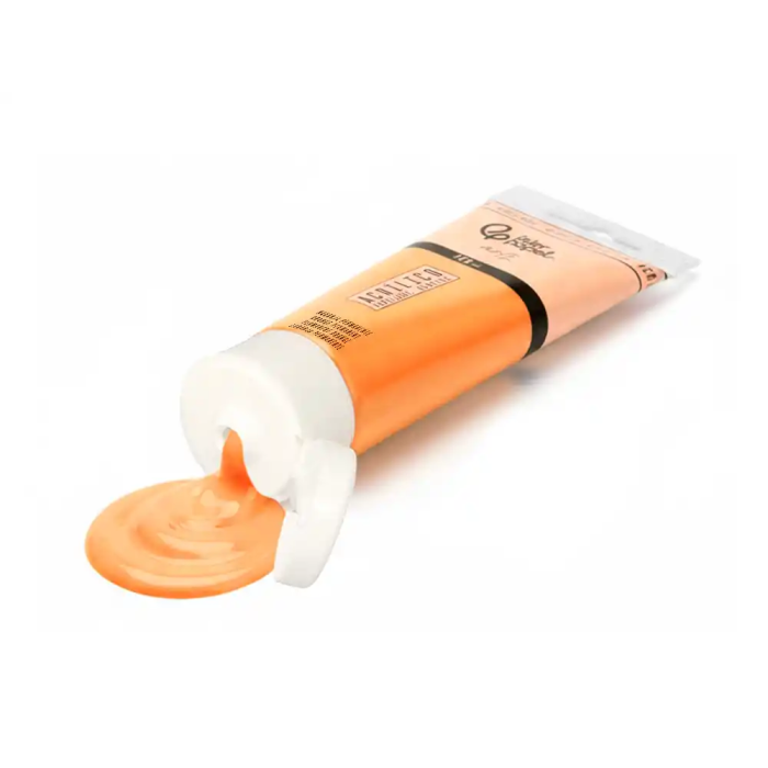 Liderpapel Pintura acrílica tubo 120 ml Naranja permanente 3