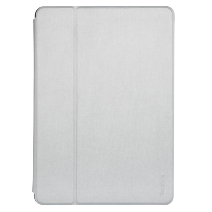 Targus Click-In Funda Folio para iPad 10.2", iPad Pro 10.5", iPad Air 10.5" - Protección Militar, Soporte y Sujeción Pencil, Plata