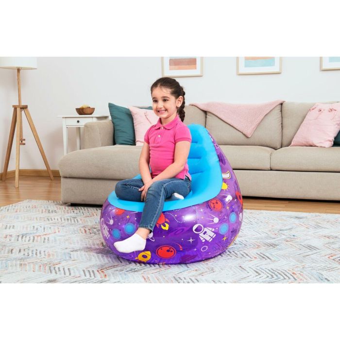 Bestway Sillon Hinchable con Luces Led Espacial 72x72x64 cm +3 Años Interior y Jardin 75122 1 Bestway Sillon Hinchable con Luces Led Espacial 72x72x64 cm +3 Años Interior y Jardin 75122 1