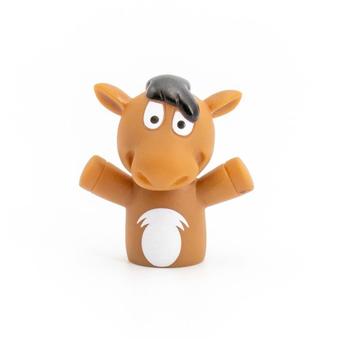 Tachan set de marionetas de baño Granja 5 figuras de goma: Oveja, Caballo, Cerdo, Vaca, Gallina para juego creativo +3 años 2