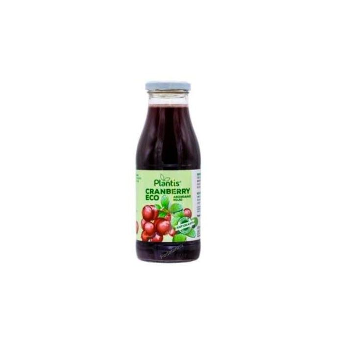 Plantis Jugo Ecológico de Arándano Rojo 500ml - Cranberry Eco Contribuye a las Vías Urinarias