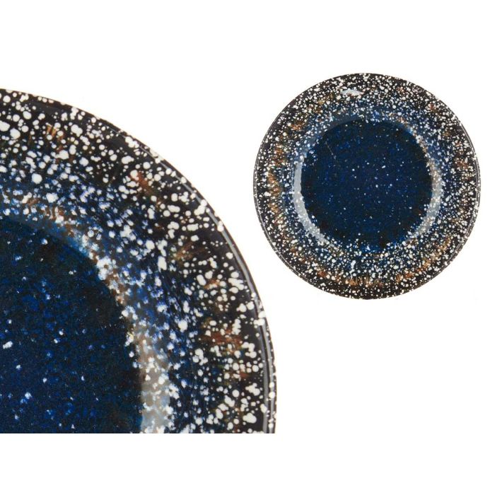 Plato Porcelana Hondo 21Cm Azul Universo Vessia (24 Unidades) 2 Plato Porcelana Hondo 21Cm Azul Universo Vessia (24 Unidades) 2