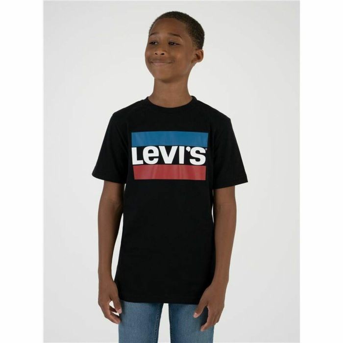 Camiseta de Manga Corta Hombre Levi's Logo Jr  Negro 2