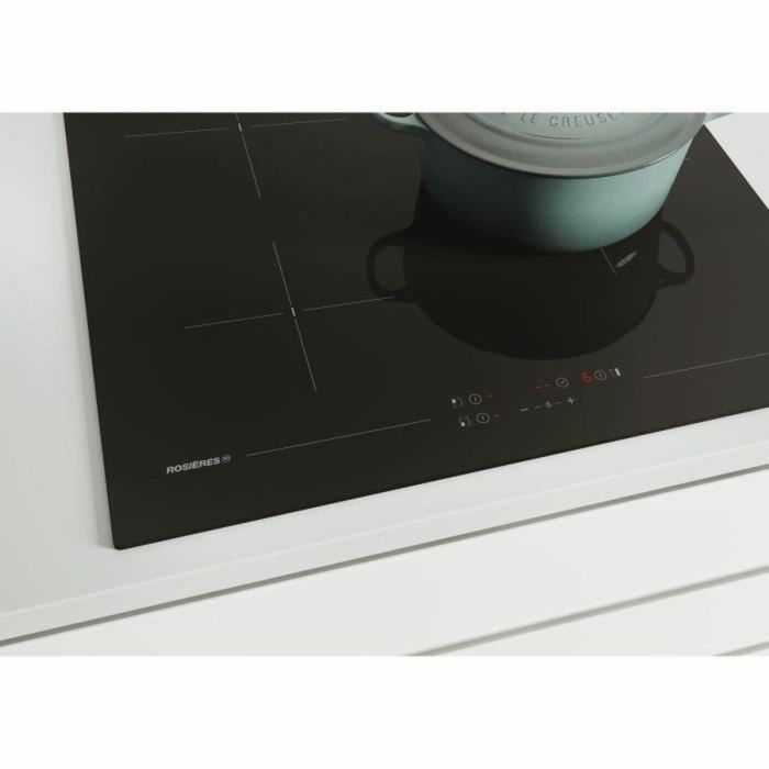 Placa vitrocerámica - ROSIERES - 3 fuegos - 5500 W - Controles táctiles - 59 x 52 cm - RKD73CT 2 Placa vitrocerámica - ROSIERES - 3 fuegos - 5500 W - Controles táctiles - 59 x 52 cm - RKD73CT 2