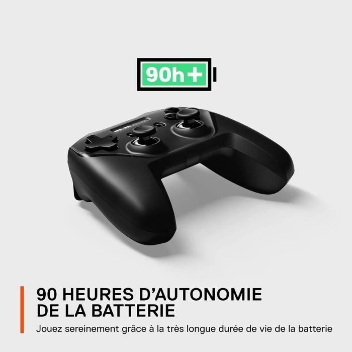 SteelSeries Stratus+ Mando Inalámbrico AUC1717288294433 para Android y Chromebook, Negro 4 SteelSeries Stratus+ Mando Inalámbrico AUC1717288294433 para Android y Chromebook, Negro 4