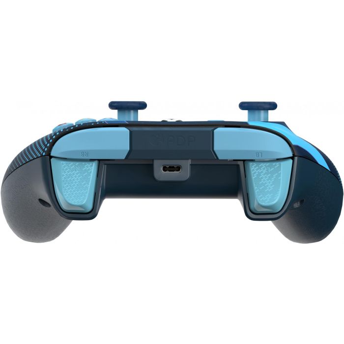 PDP REMATCH GLOW Mando Alámbrico para Xbox Series X|S, Xbox One y PC - Blue Tide Glow 3 PDP REMATCH GLOW Mando Alámbrico para Xbox Series X|S, Xbox One y PC - Blue Tide Glow 3
