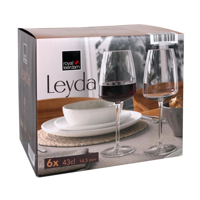 Royal Leerdam - Set de 6 Copas de Vino de Cristal Leyda 43 cl 5