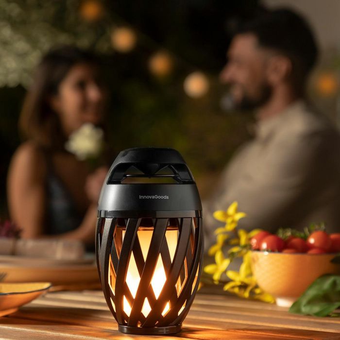 Altavoz Inalámbrico con LED Efecto Llama Spekkle InnovaGoods 13 Altavoz Inalámbrico con LED Efecto Llama Spekkle InnovaGoods 13