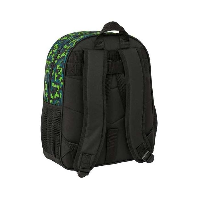 Safta Mochila Junior Adapt.Carro Minecraft TNT 32x38x12cm 1