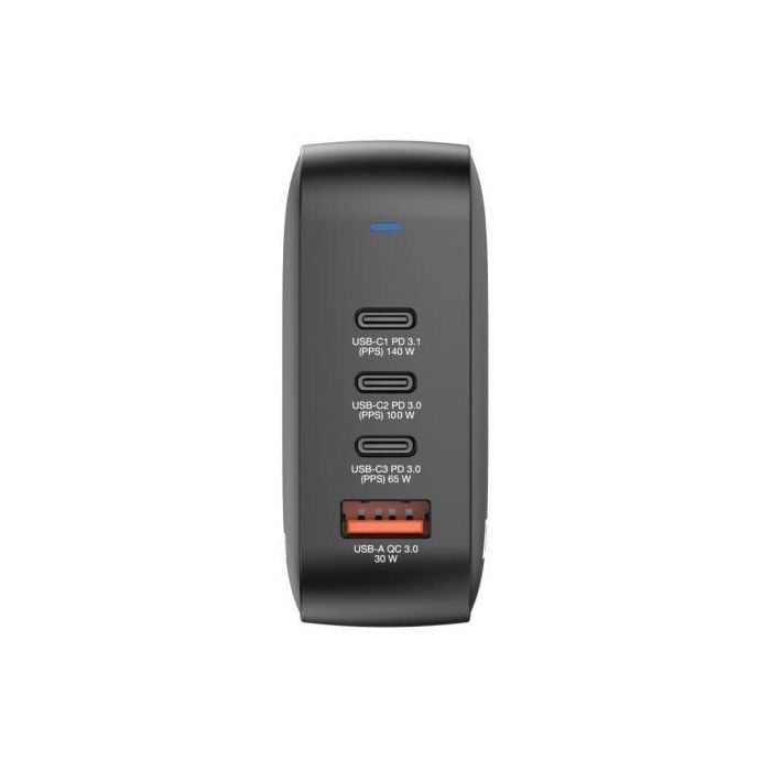 Cargador de Pared Universal GaN Verbatim Mini GaN Wall Charger/ 3xUSB Tipo-C/ 1xUSB/ 165W 2 Cargador de Pared Universal GaN Verbatim Mini GaN Wall Charger/ 3xUSB Tipo-C/ 1xUSB/ 165W 2