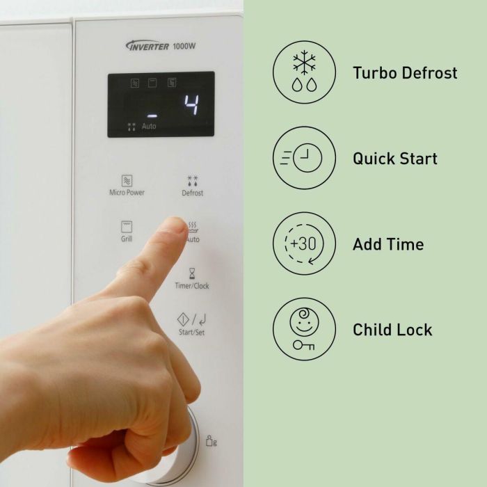 Microondas con Grill Panasonic NN-GD34QWEPG Blanco 5