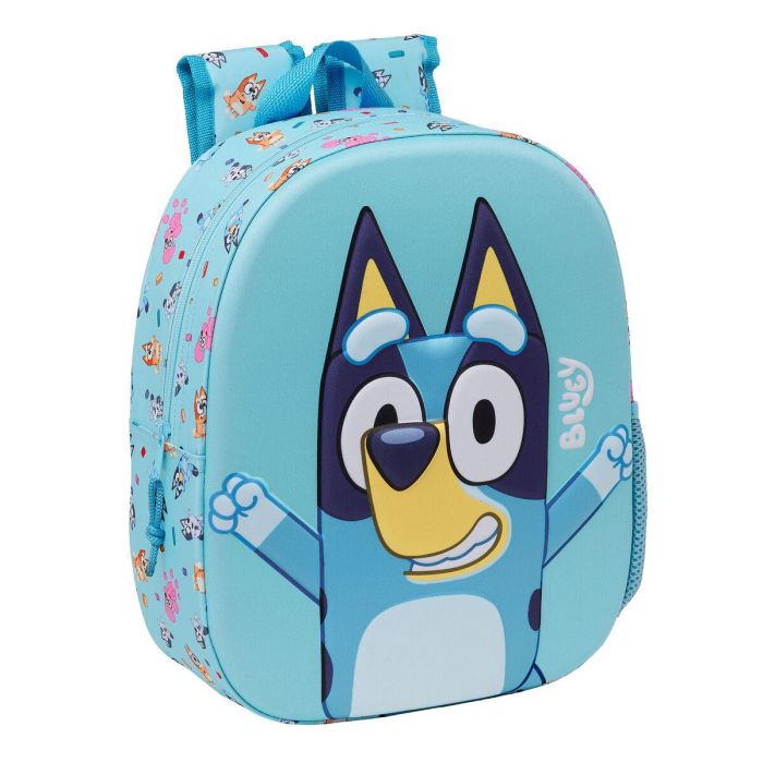 Mochila Escolar Bluey Azul cielo 27 x 33 x 10 cm 0 Mochila Escolar Bluey Azul cielo 27 x 33 x 10 cm 0