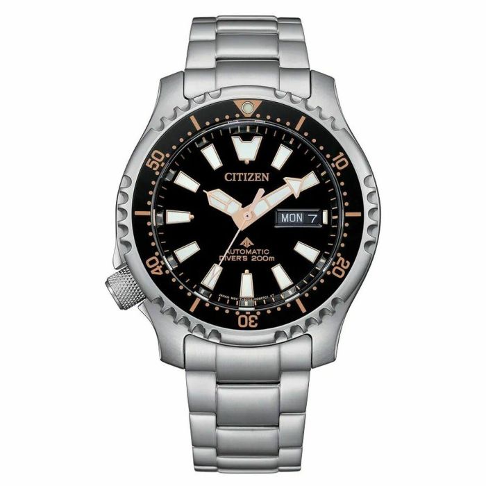 Reloj Hombre Citizen NY0160-66E Negro Plateado 1 Reloj Hombre Citizen NY0160-66E Negro Plateado 1