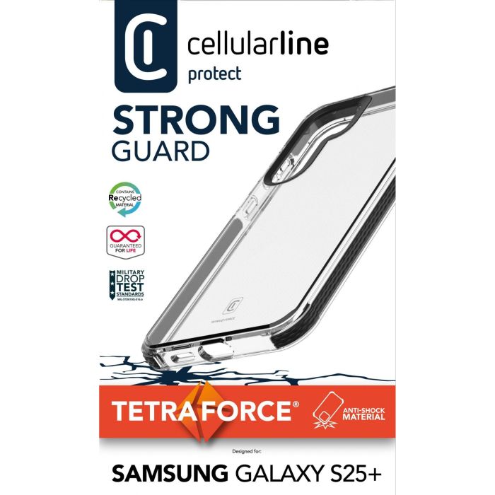 Cellularline Hard Case Tetra Force Strong Guard Samsung S25+ 1 Cellularline Hard Case Tetra Force Strong Guard Samsung S25+ 1
