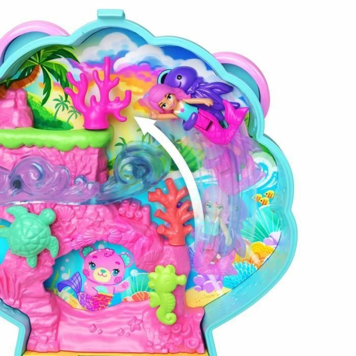 Polly Pocket Polly Pocket Juego Isla Brillante Minifiguras Animales JCB16 11