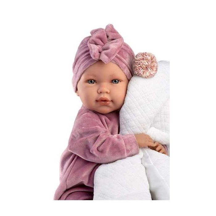 Llorens Muñeca Abril Llorona con Chichonera 42cm Cuerpo de Tela 3