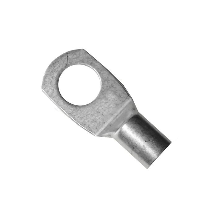 Terminal tubular de cobre para cable de 6mm, taladro de 6mm, bolsa de 25 unidades 0 Terminal tubular de cobre para cable de 6mm, taladro de 6mm, bolsa de 25 unidades 0