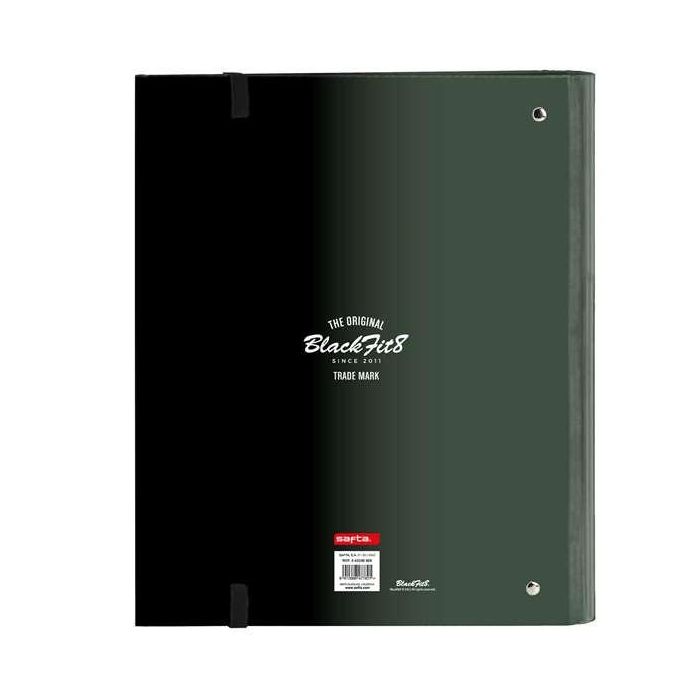 Carpeta de anillas BlackFit8 Gradient A4 Negro Verde militar (27 x 32 x 3.5 cm) 3 Carpeta de anillas BlackFit8 Gradient A4 Negro Verde militar (27 x 32 x 3.5 cm) 3