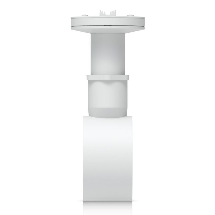 Ubiquiti Soporte Doble para Cámaras UniFi 1 1/2" NPS de Aleación de Aluminio y Policarbonato Blanco para Montaje en Superficie Plana y Conducto Roscado