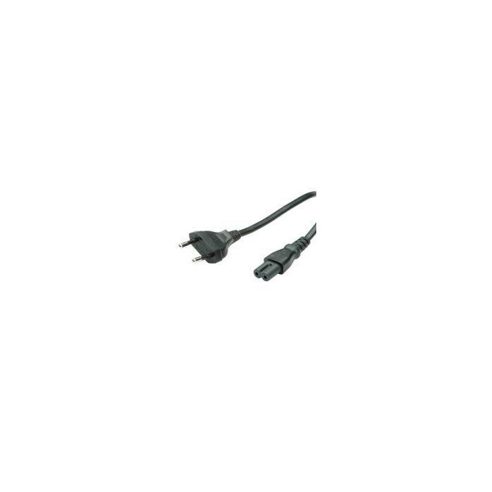 Value Euro Power Cable, 2-pin, black, 3 m 1 Value Euro Power Cable, 2-pin, black, 3 m 1