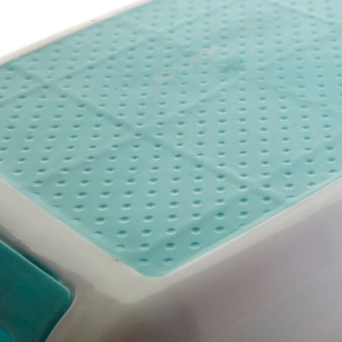 Taburete con escalera - DREAMBABY - 2 UP - Antideslizante y texturizado - Hasta 80 kg para niños y adultos - Aqua 3 Taburete con escalera - DREAMBABY - 2 UP - Antideslizante y texturizado - Hasta 80 kg para niños y adultos - Aqua 3