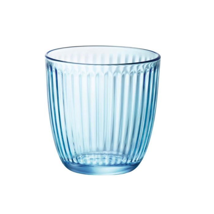 Bormioli Rocco Line Set 6 Vasos Bajos Vidrio 29 cL Azul con Relieve 0 Bormioli Rocco Line Set 6 Vasos Bajos Vidrio 29 cL Azul con Relieve 0