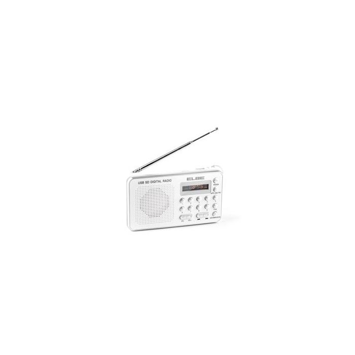 Elbe RF-49 Radio Digital FM Lector MP3 USB Batería Recargable 0 Elbe RF-49 Radio Digital FM Lector MP3 USB Batería Recargable 0