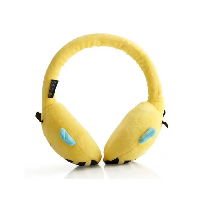 Wondee Auriculares Bluetooth de Peluche Squishmallows Sunny para Niños, Ajustables y Cómodos 1