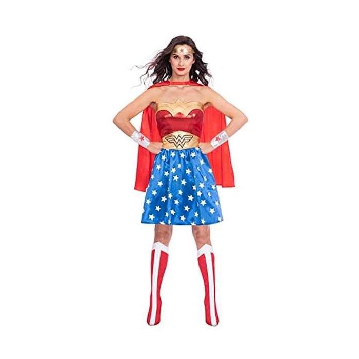 W.B. Disfraz de Wonder Woman para Adulto Talla XL (42/44) Multicolor 2 W.B. Disfraz de Wonder Woman para Adulto Talla XL (42/44) Multicolor 2