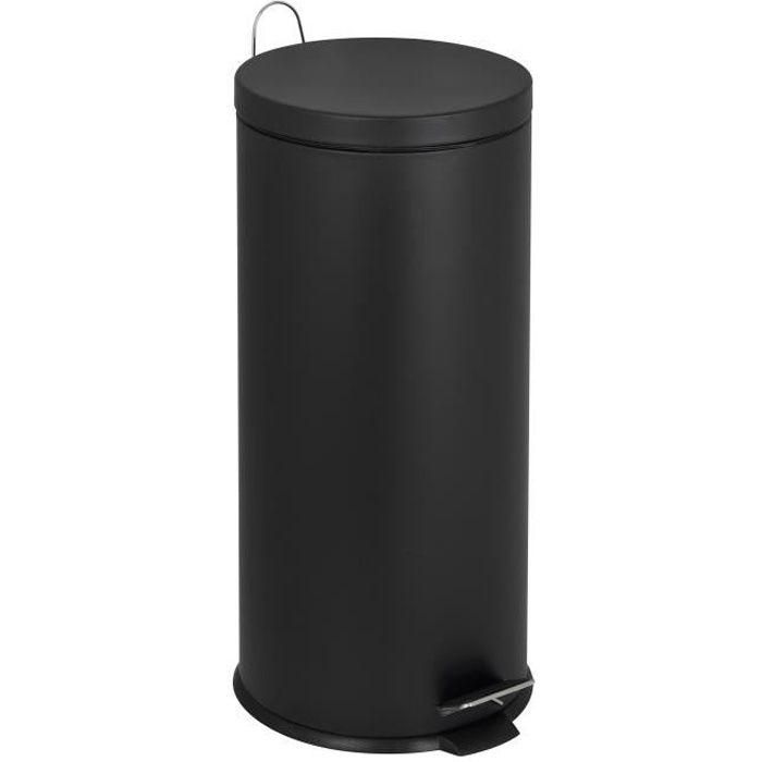 MOVIMIENTO DE COCINA Pedal Kitchen Bin URBAN 30L - Black Steel MOVIMIENTO DE COCINA Pedal Kitchen Bin URBAN 30L - Black Steel