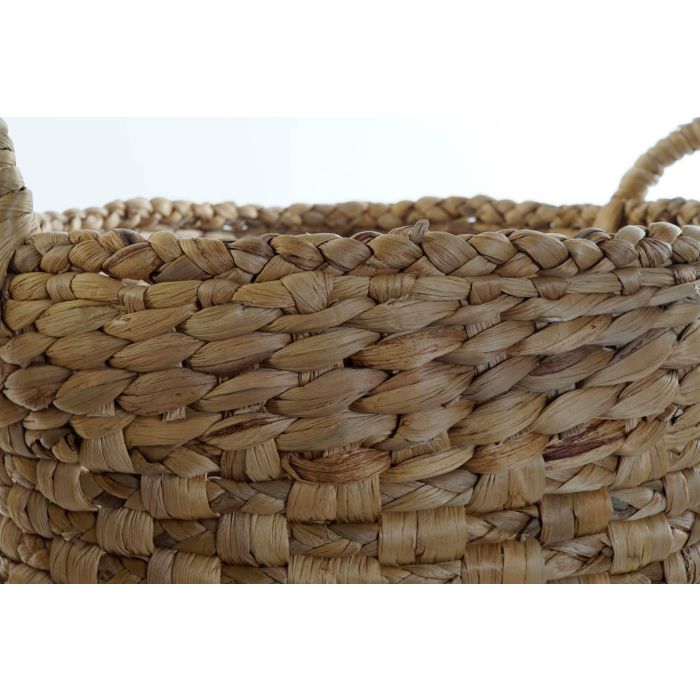 DKD Home Decor Cesta de Yute Marrón 38 x 41 x 38 cm Set de 4 Piezas Hecho a Mano Reciclable 3