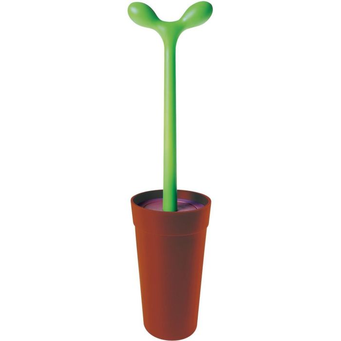Alessi ASG04 Merdolino Escobilla de Baño en Resina Marrón Alessi ASG04 Merdolino Escobilla de Baño en Resina Marrón