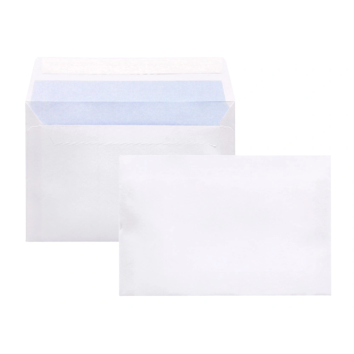 Liderpapel Sobre 9 Comercial Normalizado Blanco Tira Silicona 120x176 mm Paquete 25 Unidades 2