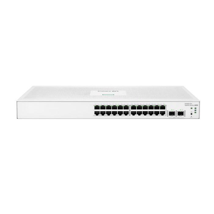 Hewlett Packard Enterprise 1830 Switch Instant On 24p Gigabit 2p SFP – Solución de red para pymes