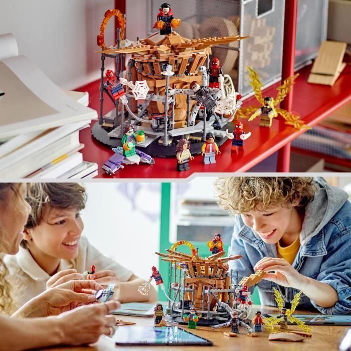 LEGO Marvel 76261 La batalla final de Spider-Man: Sin camino a casa, juguete con 3 Peter Parker, Duende Verde, Electro 4 LEGO Marvel 76261 La batalla final de Spider-Man: Sin camino a casa, juguete con 3 Peter Parker, Duende Verde, Electro 4