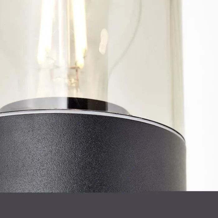 Brilliant Outdoor Applique 2L con detector, Depoli Black, 2x27W, Bombilla no incluida 3